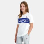 Clothing HVDBF646 Children Le Coq Sportif T-Shirt White - Image 8