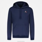 Clothing HVDBF64 Men Le Coq Sportif Hooded Sweatshirt Blue - Image 2
