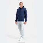 Clothing HVDBF64 Men Le Coq Sportif Hooded Sweatshirt Blue - Image 5