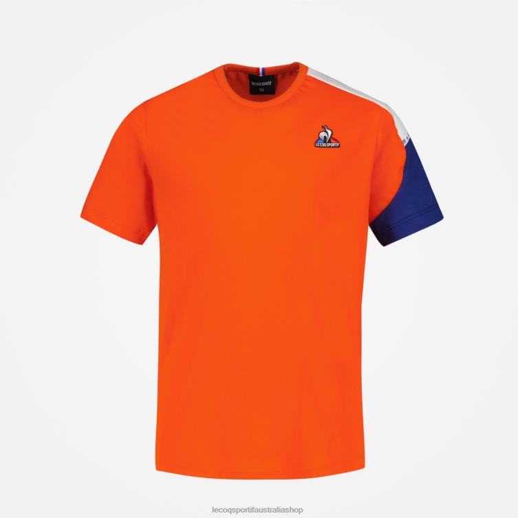 Clothing HVDBF650 Children Le Coq Sportif T-Shirt Orange - Image 2