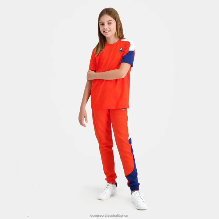 Clothing HVDBF650 Children Le Coq Sportif T-Shirt Orange - Image 5
