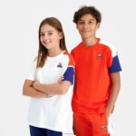 Clothing HVDBF650 Children Le Coq Sportif T-Shirt Orange - Image 6