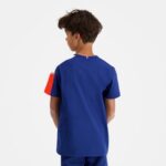 Clothing HVDBF651 Children Le Coq Sportif T-Shirt Blue - Image 4