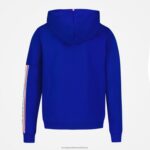 Clothing HVDBF653 Children Le Coq Sportif Hooded Sweatshirt Blue - Image 3