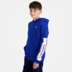 Clothing HVDBF653 Children Le Coq Sportif Hooded Sweatshirt Blue - Image 6