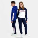 Clothing HVDBF653 Children Le Coq Sportif Hooded Sweatshirt Blue - Image 7