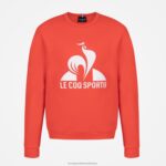 Clothing HVDBF659 Children Le Coq Sportif Sweatshirt Red - Image 2