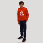Clothing HVDBF659 Children Le Coq Sportif Sweatshirt Red - Image 4