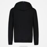 Clothing HVDBF65 Men Le Coq Sportif Hooded Sweatshirt Black - Image 3