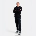 Clothing HVDBF65 Men Le Coq Sportif Hooded Sweatshirt Black - Image 5