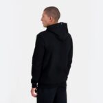 Clothing HVDBF65 Men Le Coq Sportif Hooded Sweatshirt Black - Image 6