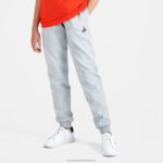 Clothing HVDBF662 Children Le Coq Sportif Trousers Grey