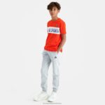 Clothing HVDBF662 Children Le Coq Sportif Trousers Grey - Image 6