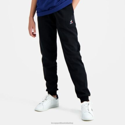 Clothing HVDBF664 Children Le Coq Sportif Trousers Black