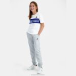 Clothing HVDBF665 Children Le Coq Sportif Trousers Grey - Image 9