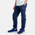 Clothing HVDBF666 Children Le Coq Sportif Trousers Blue - Image 4
