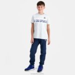 Clothing HVDBF666 Children Le Coq Sportif Trousers Blue - Image 6