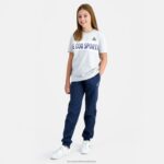 Clothing HVDBF666 Children Le Coq Sportif Trousers Blue - Image 9