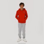 Clothing HVDBF668 Children Le Coq Sportif Hooded Sweatshirt Red - Image 4