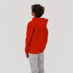 Clothing HVDBF668 Children Le Coq Sportif Hooded Sweatshirt Red - Image 6