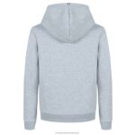 Clothing HVDBF669 Children Le Coq Sportif Hooded Sweatshirt Grey - Image 3