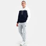 Clothing HVDBF66 Men Le Coq Sportif Hooded Sweatshirt Blue - Image 5