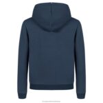 Clothing HVDBF670 Children Le Coq Sportif Hooded Sweatshirt With Zip Blue - Image 3
