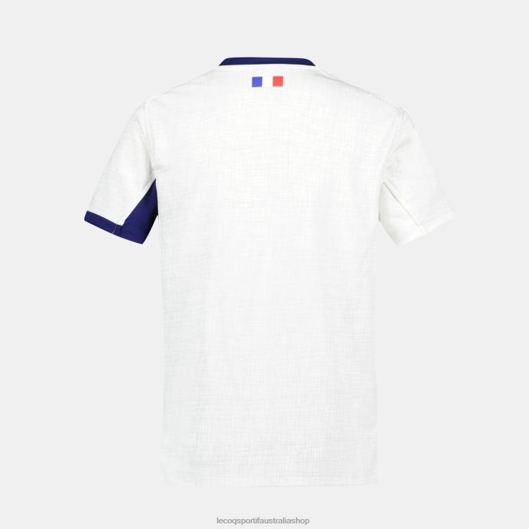 Clothing HVDBF695 Children Le Coq Sportif Replica Jersey Xv De France - Rugby World Cup 2023 White - Image 3