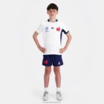 Clothing HVDBF695 Children Le Coq Sportif Replica Jersey Xv De France - Rugby World Cup 2023 White - Image 5