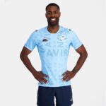 Clothing HVDBF696 Men Le Coq Sportif Jersey Blue
