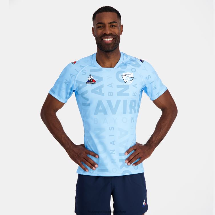 clothing_hvdbf696_men_le_coq_sportif_jersey_blue.jpg Clothing HVDBF696 Men Le Coq Sportif Jersey Blue - Image 1