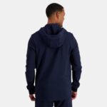 Clothing HVDBF69 Men Le Coq Sportif Hooded Sweatshirt With Zip Blue - Image 4