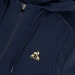 Clothing HVDBF69 Men Le Coq Sportif Hooded Sweatshirt With Zip Blue - Image 7