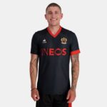 Clothing HVDBF702 Men Le Coq Sportif Jersey Black