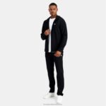 Clothing HVDBF70 Men Le Coq Sportif Hooded Sweatshirt With Zip Black - Image 5