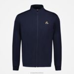 Clothing HVDBF71 Men Le Coq Sportif Zipped Sweatshirt Blue - Image 2