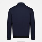 Clothing HVDBF71 Men Le Coq Sportif Zipped Sweatshirt Blue - Image 3