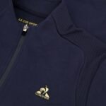 Clothing HVDBF71 Men Le Coq Sportif Zipped Sweatshirt Blue - Image 6