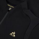 Clothing HVDBF72 Men Le Coq Sportif Zipped Sweatshirt Black - Image 6