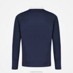 Clothing HVDBF74 Men Le Coq Sportif Zipped Sweatshirt Blue - Image 3