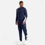 Clothing HVDBF74 Men Le Coq Sportif Zipped Sweatshirt Blue - Image 5