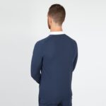 Clothing HVDBF74 Men Le Coq Sportif Zipped Sweatshirt Blue - Image 6