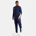 Clothing HVDBF74 Men Le Coq Sportif Zipped Sweatshirt Blue - Image 7