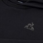 Clothing HVDBF7 Men Le Coq Sportif Hooded Sweatshirt Black - Image 6