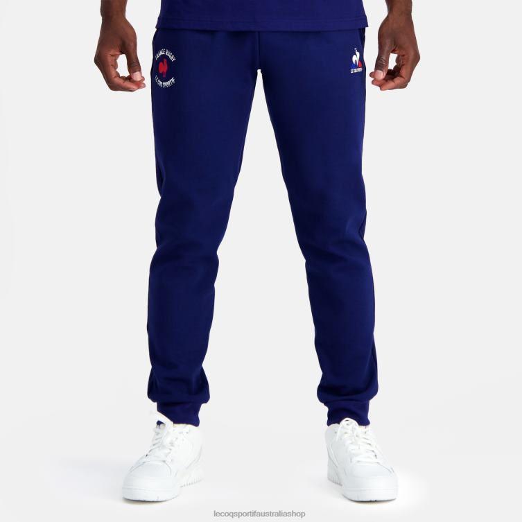 Clothing HVDBF87 Men Le Coq Sportif Trousers - France Rugby Blue - Image 1
