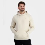 Clothing HVDBF9 Men Le Coq Sportif Hooded Sweatshirt Brown