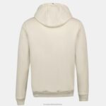 Clothing HVDBF9 Men Le Coq Sportif Hooded Sweatshirt Brown - Image 3