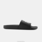 Shoes HVDBF251 Men Le Coq Sportif Slides Made In France Black