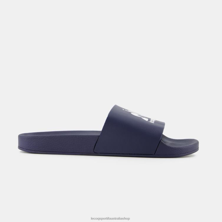 Shoes HVDBF253 Men Le Coq Sportif Slides Made In France Blue - Image 1