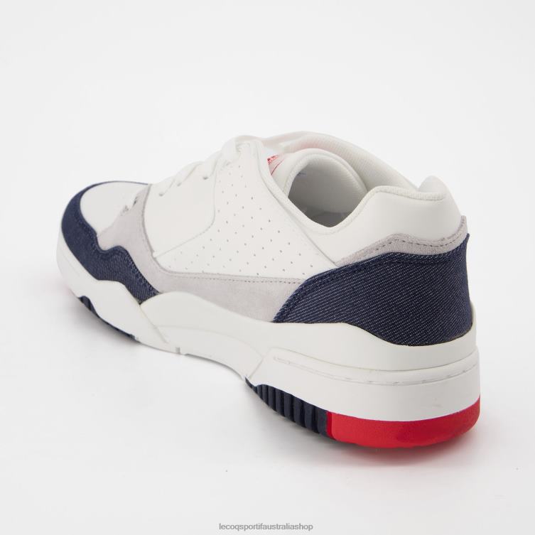 Shoes HVDBF271 Men Le Coq Sportif Shoe Dynactif T1000 Tricolore Denim White - Image 3